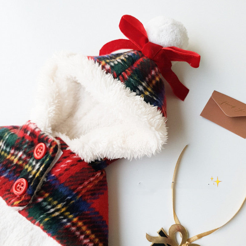Christmas Cape with Hood