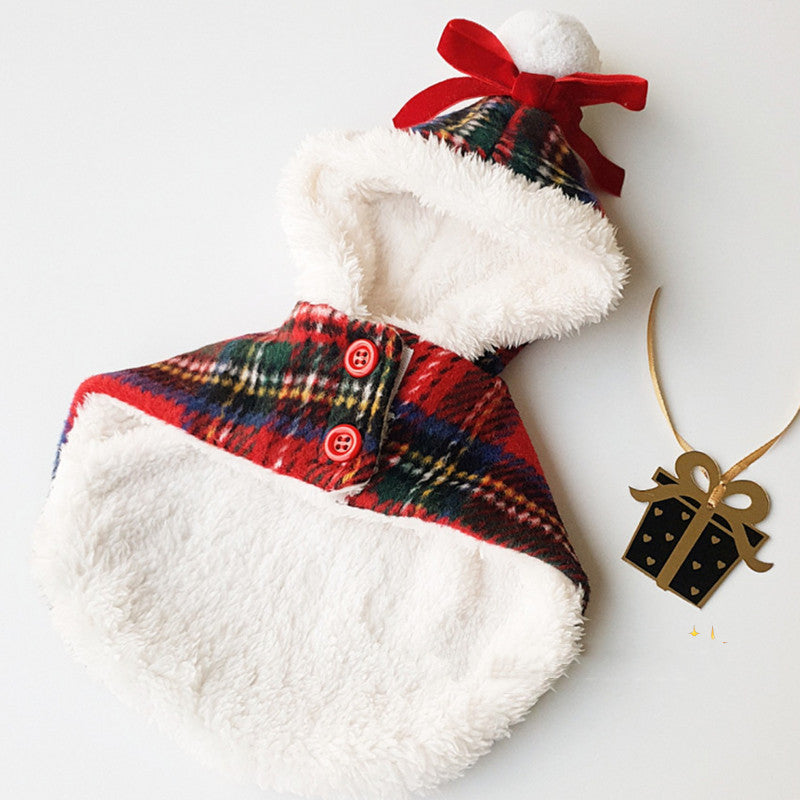 Christmas Cape with Hood