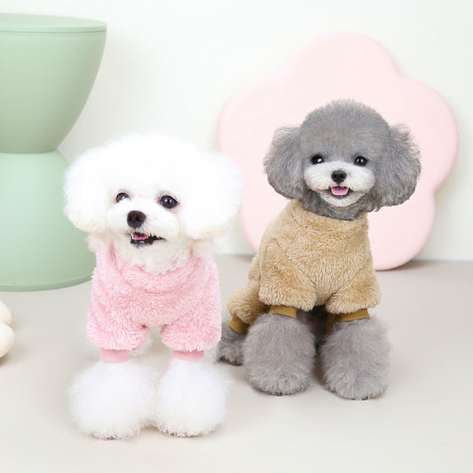 Tricolor Pull Loop Four Leg Sweater