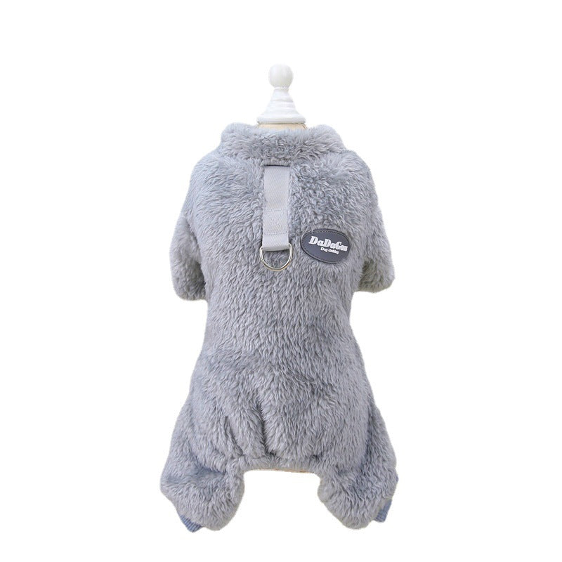 Tricolor Pull Loop Four Leg Sweater