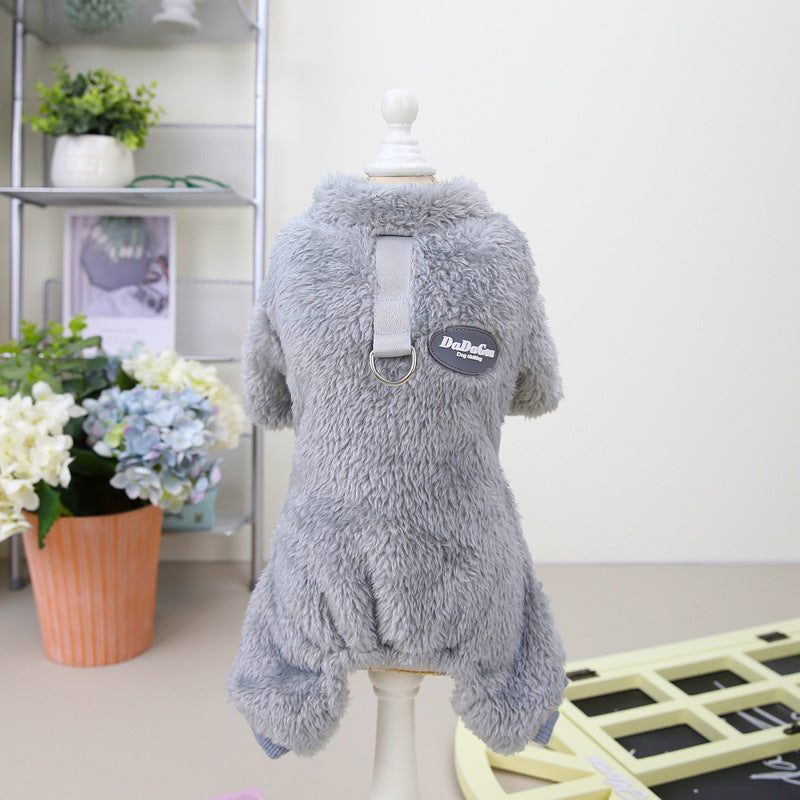 Tricolor Pull Loop Four Leg Sweater